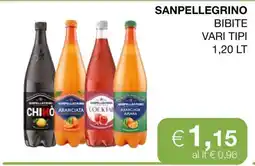 Coop SANPELLEGRINO BIBITE VARI TIPI offerta