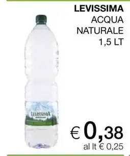 Coop LEVISSIMA ACQUA NATURALE offerta