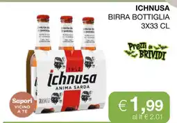 Coop ICHNUSA BIRRA BOTTIGLIA 3X33 CL offerta