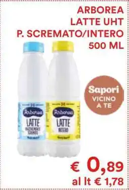 Coop ARBOREA LATTE UHT P. SCREMATO/INTERO 500 ML offerta