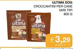 Coop ULTIMA DOG CROCCANTINI PER CANE offerta