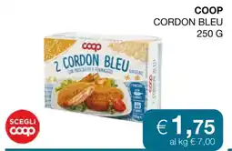 Coop COOP CORDON BLEU 250 G offerta