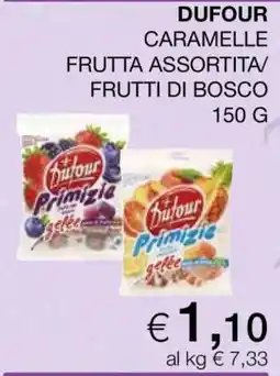 Coop DUFOUR CARAMELLE FRUTTA ASSORTITA/FRUTTI DI BOSCO 150 G offerta