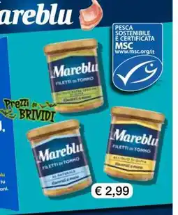 Coop Mareblu Filetti di Tonno offerta