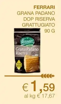 Coop FERRARI GRANA PADANO DOP RISERVA GRATTUGIATO offerta