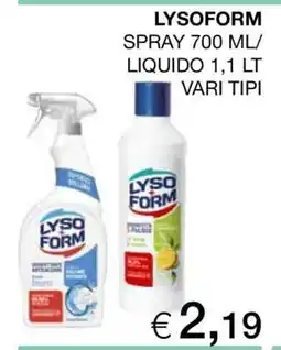 Coop LYSOFORM offerta