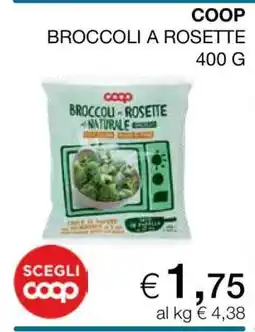 Coop COOP Broccoli a rosette offerta