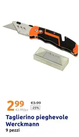 Action Taglierino pieghevole Werckmann offerta
