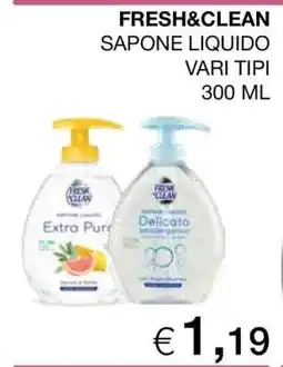 Coop FRESH&CLEAN SAPONE LIQUIDO offerta