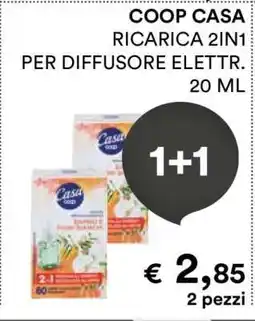 Coop COOP CASA RICARICA 2IN1 PER DIFFUSORE ELETTR. 20 ML offerta