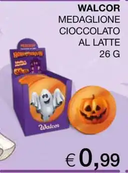 Coop WALCOR MEDAGLIONE CIOCCOLATO AL LATTE offerta