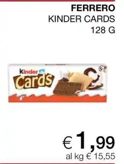 Coop FERRERO Kinder Cards offerta
