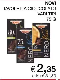 Coop Novi Tavoletta Cioccolato offerta