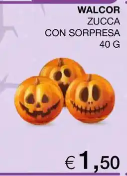 Coop WALCOR ZUCCA CON SORPRESA 40 G offerta