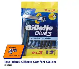 Action Rasoi Blue3 Gillette Comfort Slalom offerta