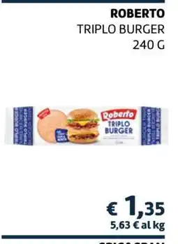 Coop ROBERTO TRIPLO BURGER offerta