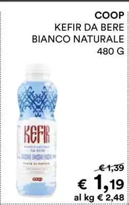Coop COOP KEFIR DA BERE BIANCO NATURALE 480 G offerta
