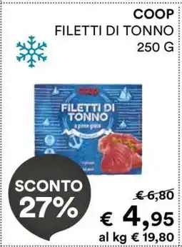 Coop COOP FILETTI DI TONNO offerta