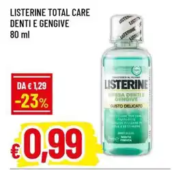 Famila Listerine Total Care Denti e Gengive offerta