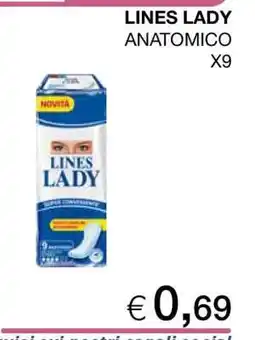 Coop LINES LADY offerta