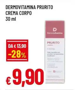 Famila DERMOVITAMINA PRURITO CREMA CORPO offerta