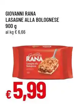 Famila GIOVANNI RANA LASAGNE ALLA BOLOGNESE offerta