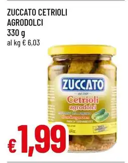 Famila ZUCCATO CETRIOLI AGRODOLCI offerta