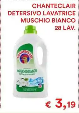 Coop CHANTECLAIR DETERSIVO LAVATRICE MUSCHIO BIANCO 28 LAV offerta