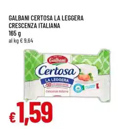 Famila GALBANI CERTOSA LA LEGGERA CRESCENZA ITALIANA offerta