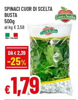 Famila SPINACI CUOR DI SCELTA BUSTA offerta