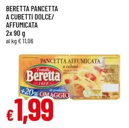 Famila Beretta Pancetta a Cubetti Dolce/Affumicata offerta