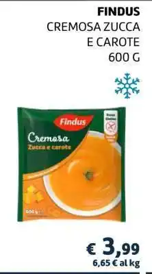Coop FINDUS CREMOSA ZUCCA E CAROTE 600 G offerta
