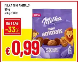 Famila MILKA MINI ANIMALS offerta
