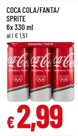 Famila Coca Cola/Fanta/Sprite offerta
