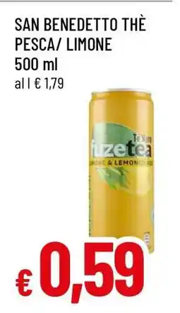 Famila SAN BENEDETTO Thè Pesca/Limone offerta