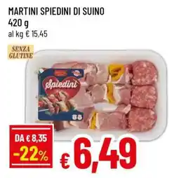 Famila MARTINI SPIEDINI DI SUINO offerta