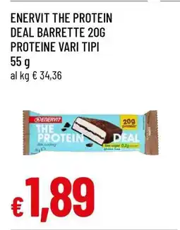 Famila ENERVIT THE PROTEIN DEAL BARRETTE 20G PROTEINE VARI TIPI offerta