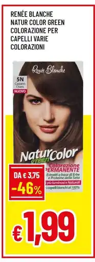 Famila RENÉE BLANCHE NATUR COLOR GREEN offerta