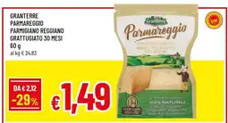 Famila GRANTERRE PARMAREGGIO PARMIGIANO REGGIANO GRATTUGIATO 30 MESI offerta