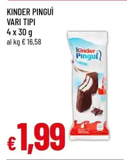 Famila KINDER PINGUÌ VARI TIPI offerta