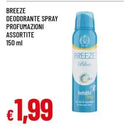 Famila BREEZE DEODORANTE SPRAY offerta