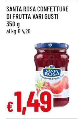 Famila SANTA ROSA CONFETTURE DI FRUTTA VARI GUSTI offerta