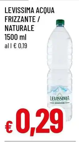Famila LEVISSIMA ACQUA FRIZZANTE / NATURALE offerta