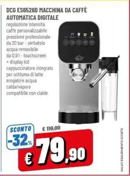 Famila DCG ES6526D MACCHINA DA CAFFÈ AUTOMATICA DIGITALE offerta