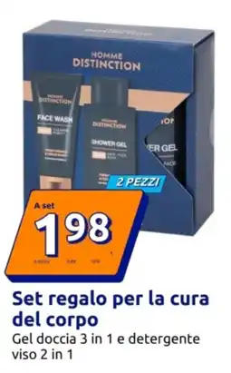 Action Homme Distinction set regalo per la cura del corpo offerta