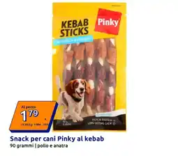 Action Snack per cani Pinky al kebab offerta