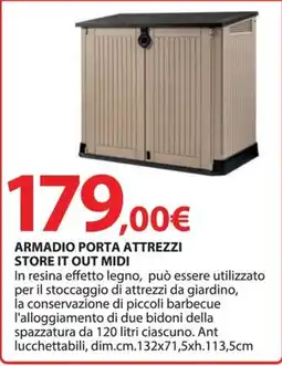 Kreo Brico e Casa Armadio porta attrezzi Store it out midi offerta