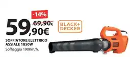 Kreo Brico e Casa Soffiatore elettrico assiale Black+Decker offerta
