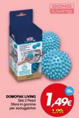 Franzy's Domopak Living Sfere in gomma per asciugatrice offerta