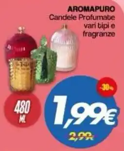 Franzy's Candele Profumate Aromapuro offerta